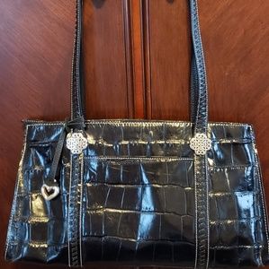 Brighton leather croc purse / bag